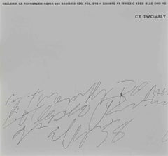 Cy Twombly Exhibition Leaflet - Galleria La Tartaruga 1958