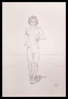 El Corredor - Dibujo de Anthony Roaland - 1981