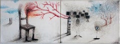 INPUT - Original Pen on Canvas by KEZIAT - 2014
