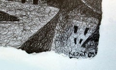 La fuga immaginaria - Penna su carta di KEZIAT - 2009