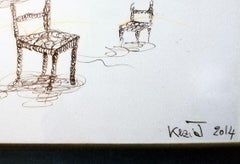 Dreams Eater 1 - Pen on Paper by KEZIAT - 2014