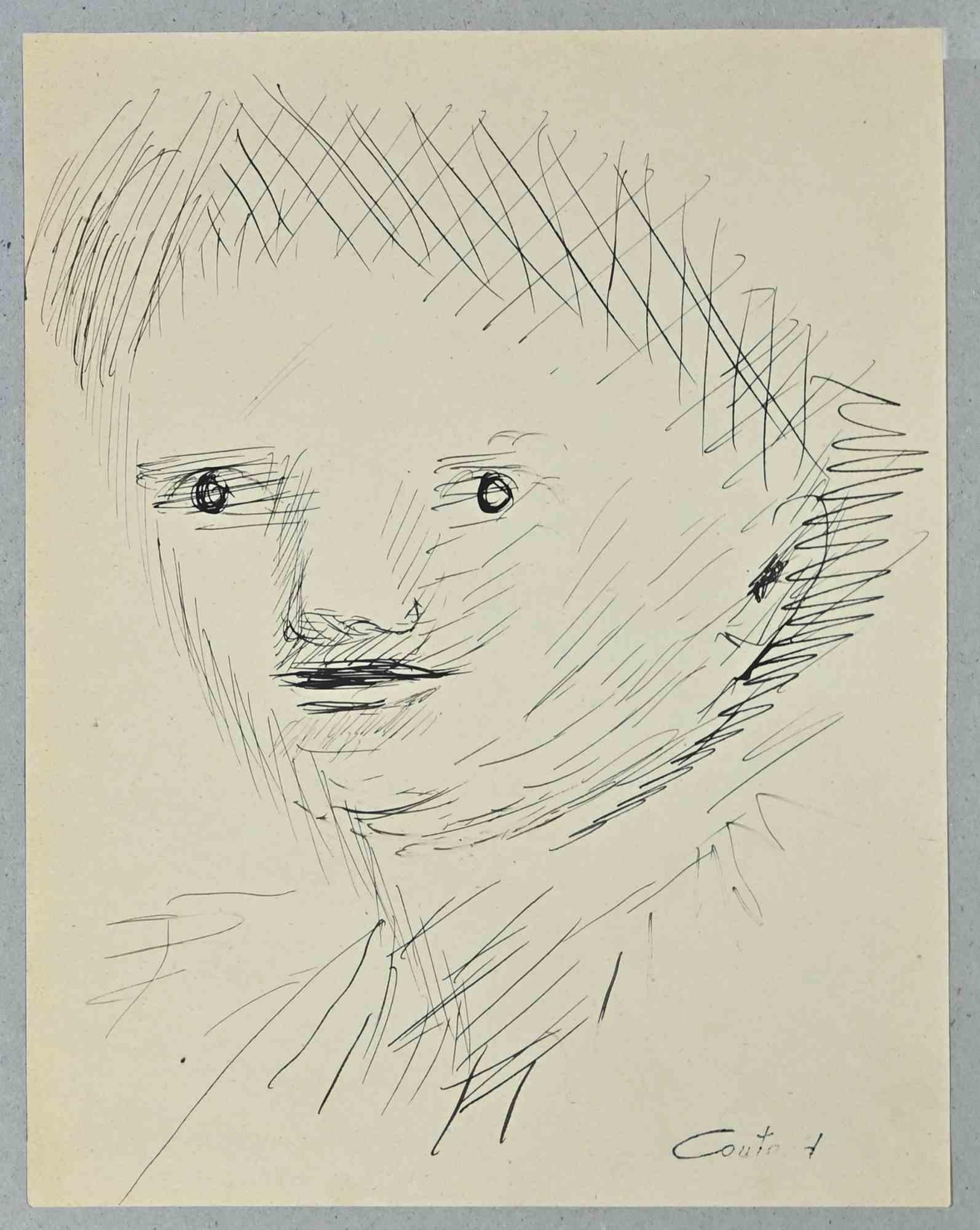 Child Portrait is an Original drawing in China Ink realized by Lucien Coutaud in the Mid-20th Century.

Hand-signed.

Good conditions.

The delicate and dynamic strokes created in a harmonious manner.