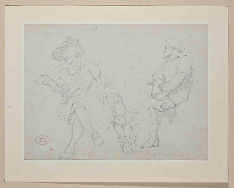 Eugène Giraud - Gentlemen - Original Drawing in Pencil by Eugène Giraud -  Late 19th Century For Sale at 1stDibs | alfredo federico giraud, gentlemen  drawing, eugene giraud