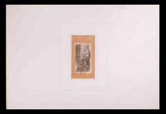 Figure - Original Drawing by Alfred Grevin - Late 19th Century