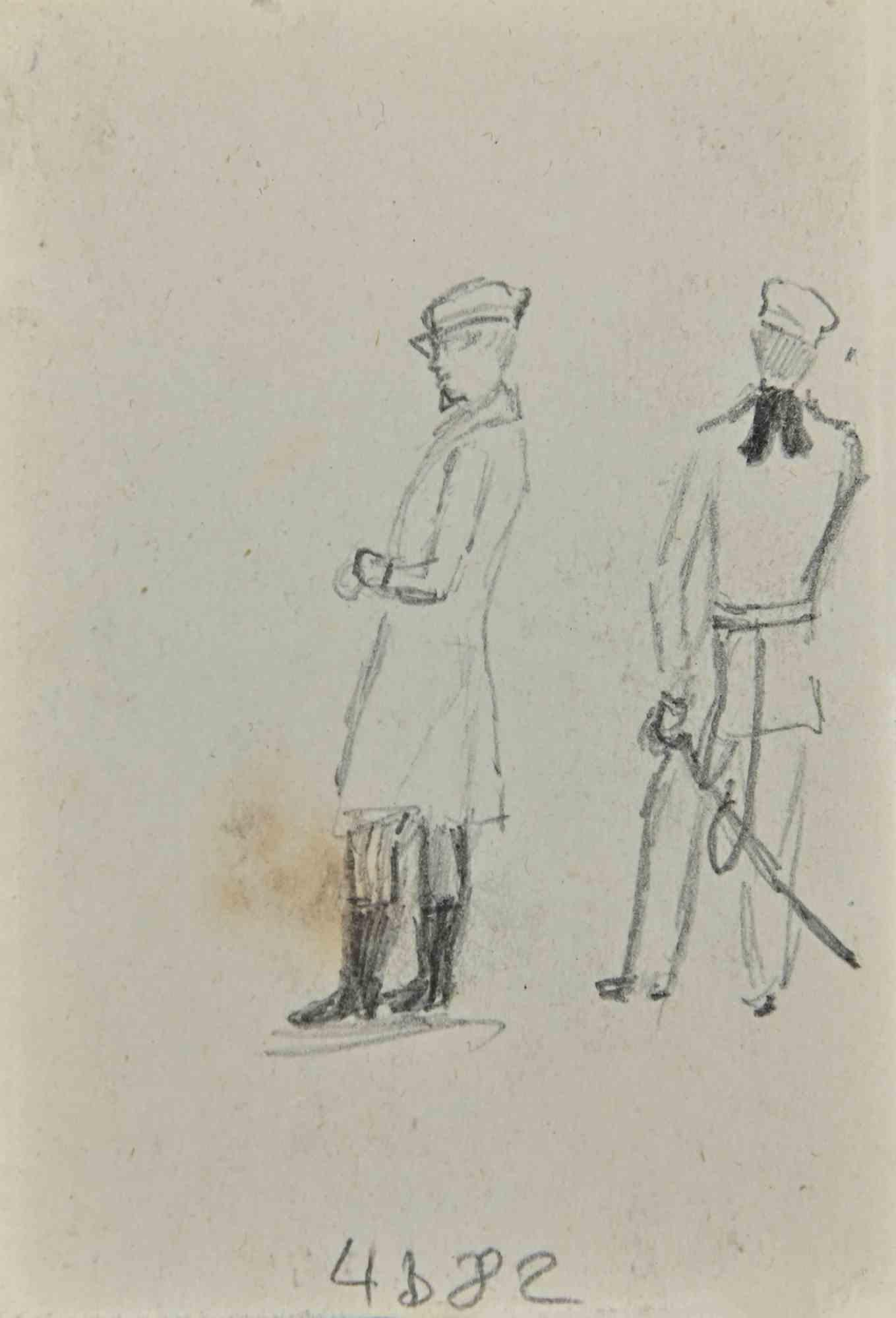 Chasseur d'Afrique - Disegno originale - Inizio XX secolo - Art di Unknown