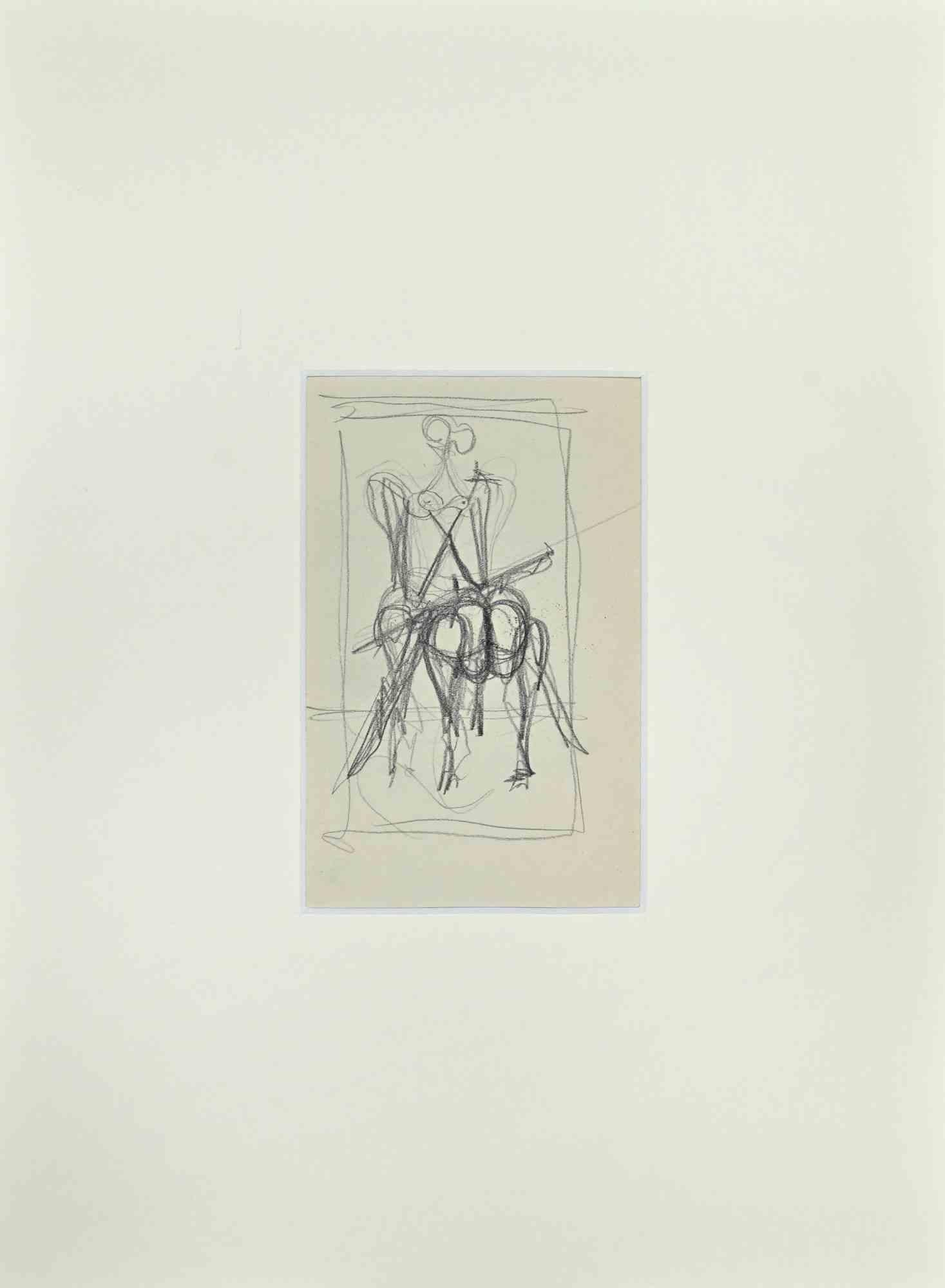 Metamorphosis  - Original Drawing by Lucien Coutaud - 1930s