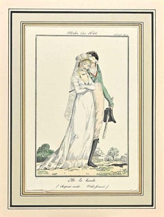 Elle Le Boude - Original Etching by Philibert-Louis Debucourt - 1797