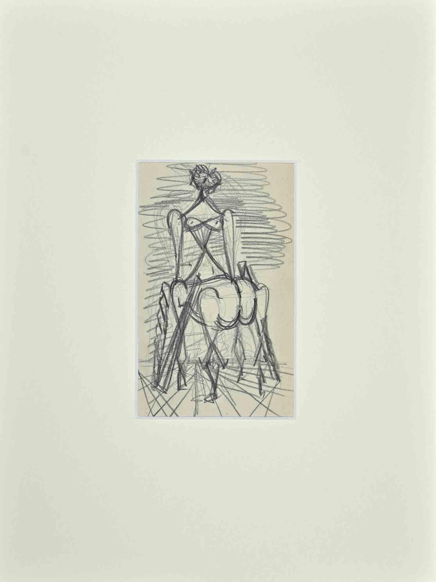 Metamorfosi - Disegno di Lucien Coutaud - 1945 in vendita 1