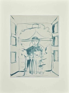 Desperate - dessin original de Lucien Coutaud - 1945