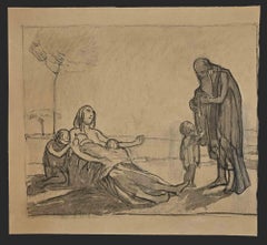 Charity - Original Drawing - Early 20th Century