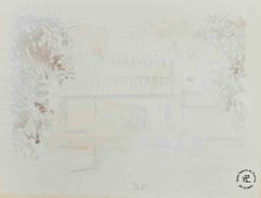 Old Building - Drawing by Hermann Paul - Early 20th Century