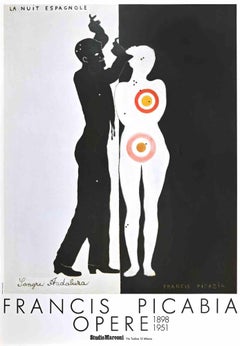 Retro Picabia La Nuit Espagnole - Poster Exhibition by Francis Picabia- 1986
