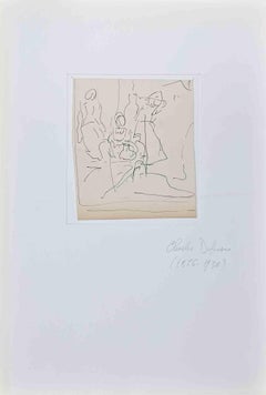 Figures - Dessin original de Charles Dufresne - Début du 20e siècle