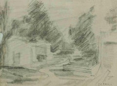Landscape - Original Drawing by Ardengo Soffici - 1932