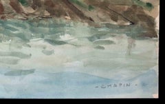 Cerbère - Encre et aquarelle de Jean Chapin - Milieu du 20e siècle