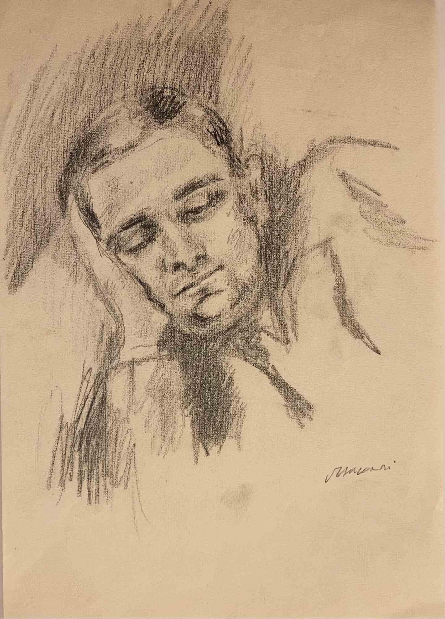 sleeping man sketch