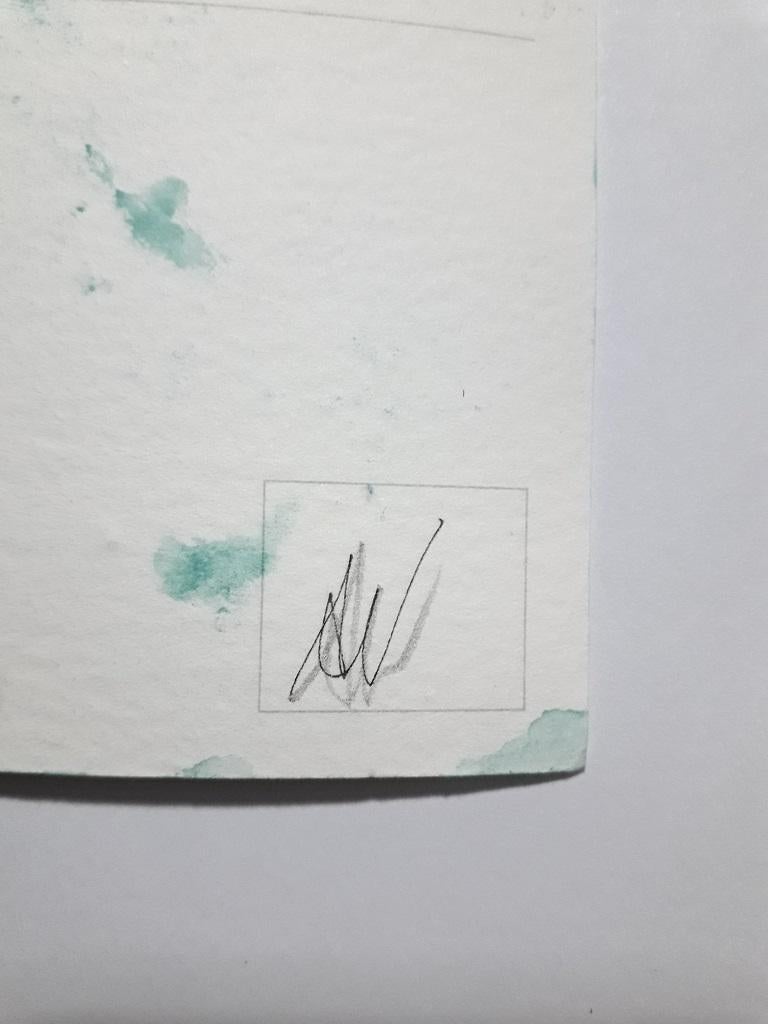 Sardinien -  Aquarellzeichnung von Antonietta Valente – 2020 im Angebot 1