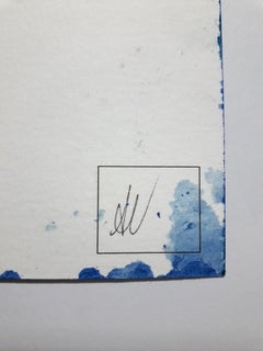 Wave - Side View -  Watercolor Drawing by Antonietta Valente - 2020