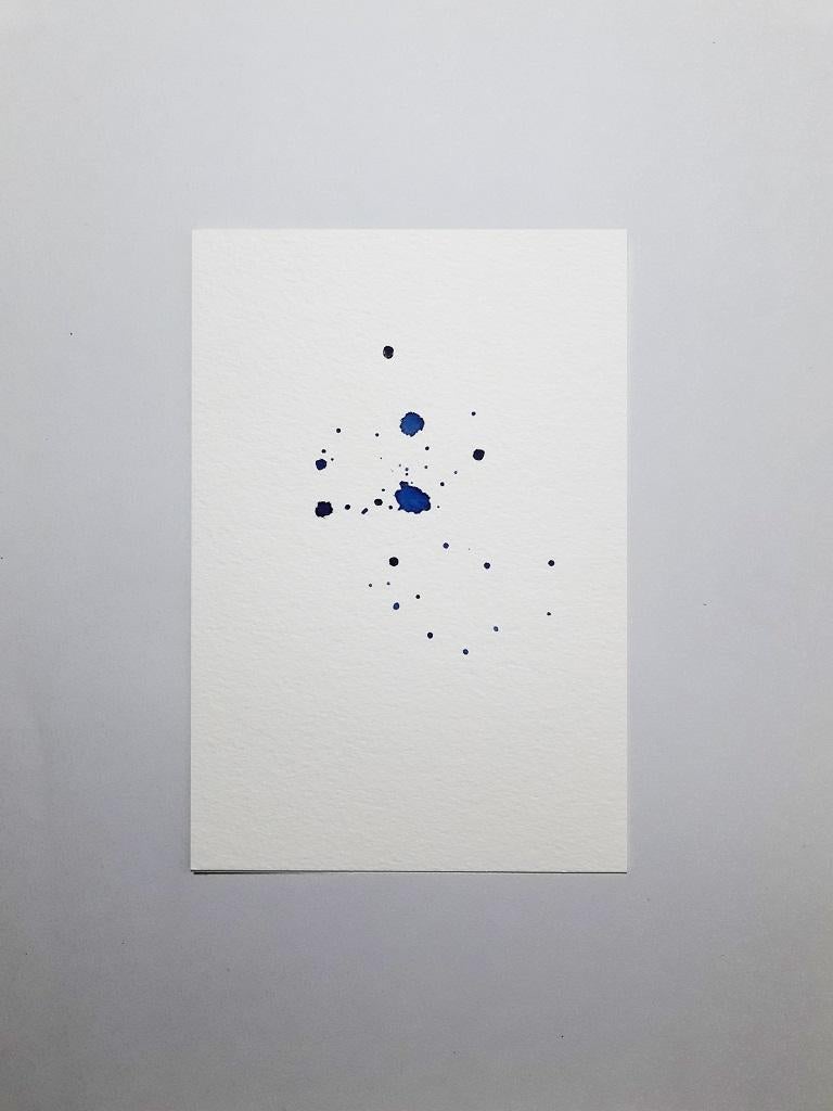 Lapis Juice is a watercolor on paper 300g/m2 realized by Antonietta Valente in 2020.

Hand-signed and dated on the back. Perfect conditions. Certificate of authenticity provided by the artist.

A blue drizzle, deep and intense, makes the artwork