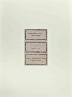 Ancient Flyer "mazziniano" - Document of Italian" Risorgimento" - 1860s