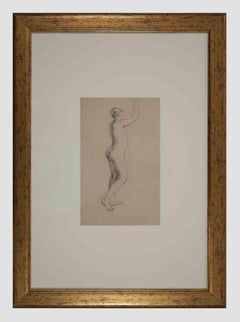 Étude de la femme  Dessin au crayon - Milieu du XXe siècle