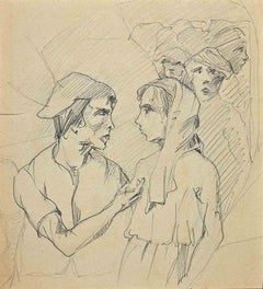 Attori di teatro -  Disegno - Inizio XX secolo