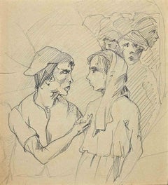 Stage Actors -  Drawing - Early 20th Century