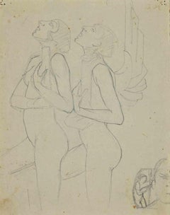 Nudes -  Drawing - Early 20th Century