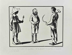 The Comparison - Drawing by Hermann Paul - Early 20th Century