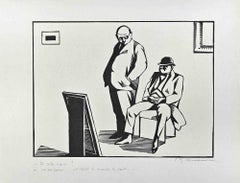 The Collector-Drawing by Hermann Paul - Early 20th Century