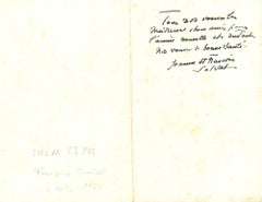 Happy New Year 1973 -  Drawing by François Salvat - 1973