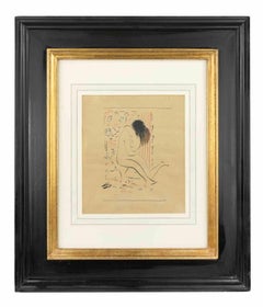 Love - China Ink Drawing by Gino Bonichi - 1924