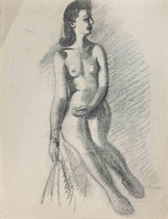 Nudo - Disegno di Jean Delpech - Metà del XX secolo