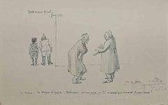 Antique  Sketch - Drawing by Henry Gabriel Ibels - 1915