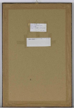 Donna - Disegno a matita e a penna di Florane- inizio XX secolo