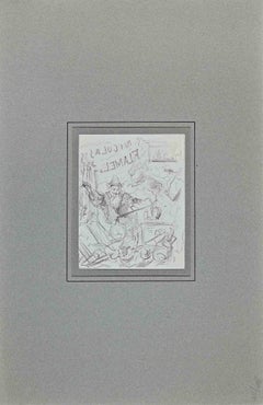 Nicolas Flamel - Disegno di Celestine Nanteuil - Anni '50 del XIX secolo