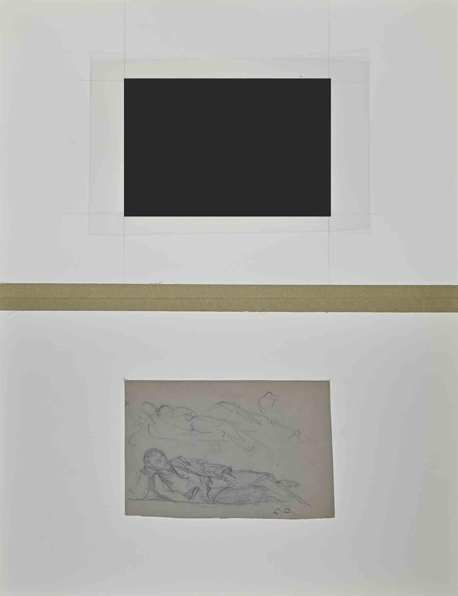 Uomo che mente - Disegno di Georges Desvallieres - Inizio del XX secolo in vendita 1