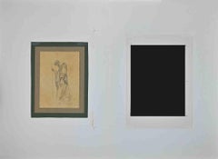 Schizzo preparatorio - Disegno a matita di Georges Rochegrosse - 1909
