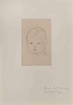Child - Drawing by Hermann Paul - Early 20th Century