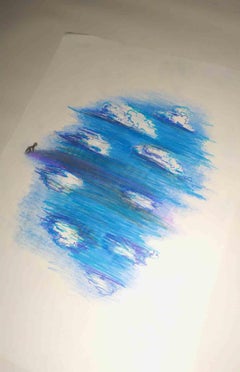 «Change the Weather», témpera contemporánea sobre papel, sin enmarcar, 2010