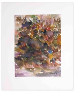 Leaves - Watercolor by Armin Guther - 1990