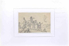Marching - Drawing by Jacques Gruber - Early 20th Century