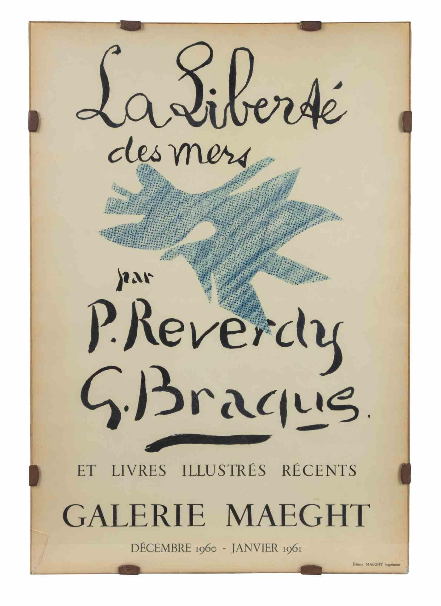 The Freedom of the Seas (La liberté des mers) - Catalogue d'exposition vintage d'après G. Braque - 1960 - Art de Georges Braque