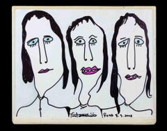Frauen – Zeichnung von Fausto delle Chiaie – 2008
