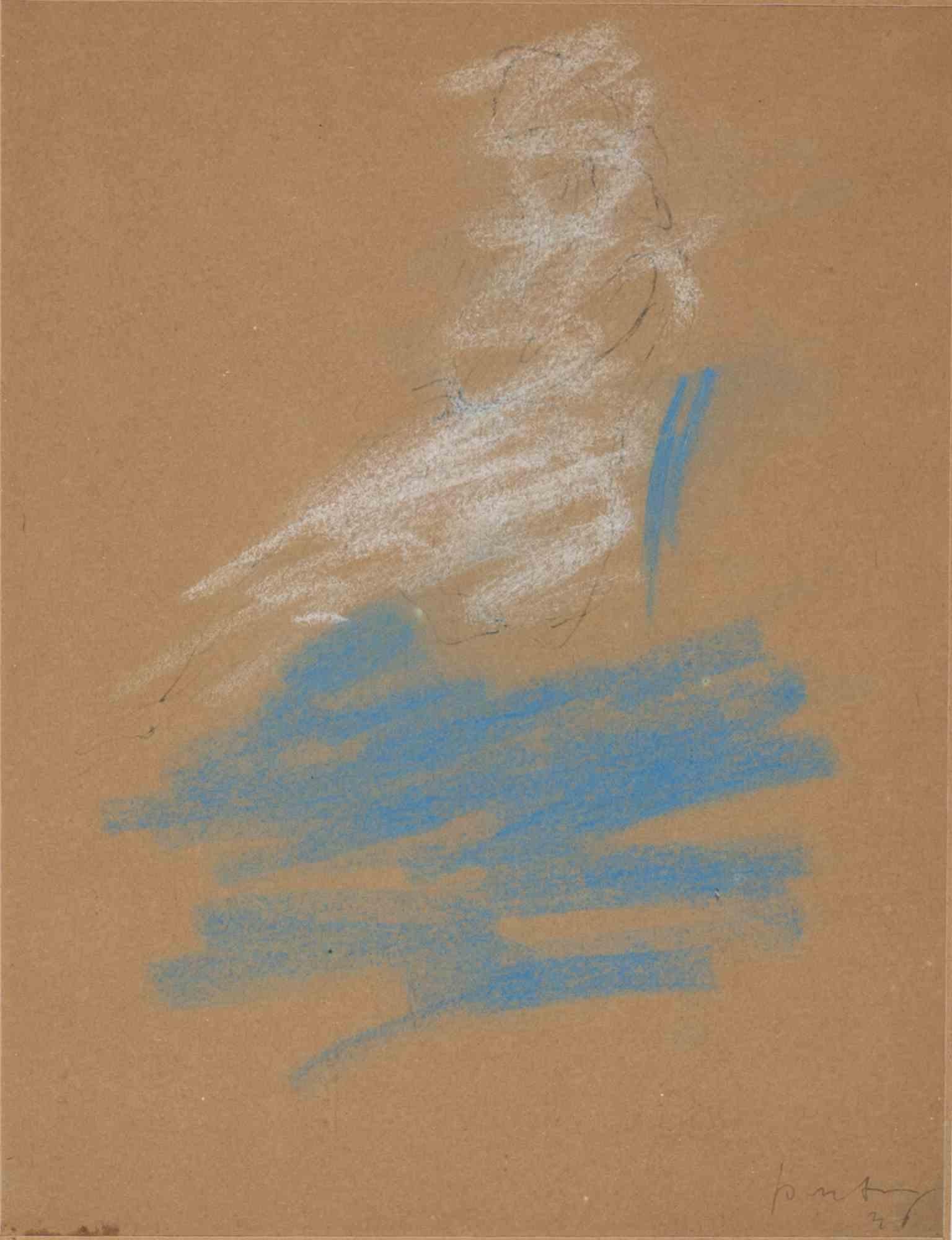 Untitled - Drawing by Lucio Fontana - 1946