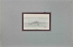 Landscape - Drawing by Paul Huet - 19th Century
