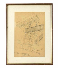 Pieve di Cadore - Drawing - 1940