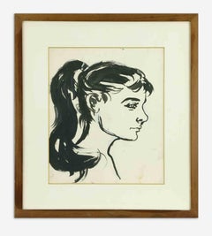Portrait - Drawing by Marcello Muccini - 1970s