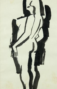 Sans titre - Drawing by Remo Brindisi - 1970
