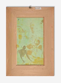 Balinese Scene - Tempera and Watercolor - Mid-20th Century